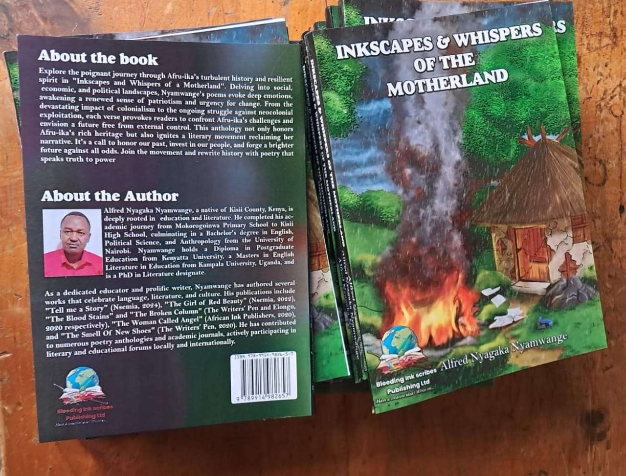 inkscapes and whispers of a motherland published book by kenyan company named bleeding ink scribes publishers limited