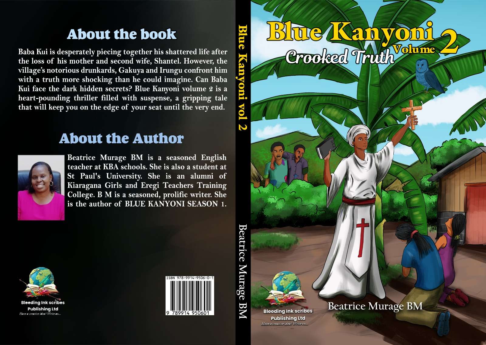 Blue Kanyoni crooked truth, by Beatrice Murage BM